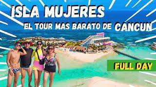 ISLA MUJERES SUPER BARATO El tour mas económico e increíble de CANCUN  @mariotoursislamujeres