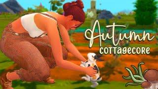 Autumn Cottagecore #1 Sims 4 Cottage Living during Fall LIVESTREAM