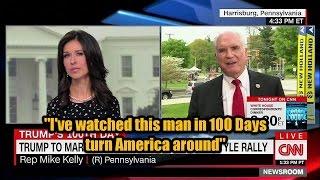 Mike Kelly Enlightens CNNs Ana Cabrera Why POTUS is so Popular with Blue Collar Voters in PA