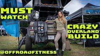 @OffRoadFitness@Decked@OverlandExpo  Crazy Jeep Gladiator Overland build with offroadfitness