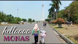 Ke MONAS pertama kali SENANGnyaaa  oh begini dalamnya Monas