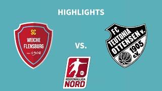 8. Spieltag Regionalliga Nord 2425  SC Weiche Flensburg 08 - FC Teutonia 05 Ottensen  Highlights