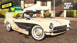 Coquette D1 Customization & Review  NEW DLC CAR in GTA 5 Online  Corvette  Clasic Sports Car