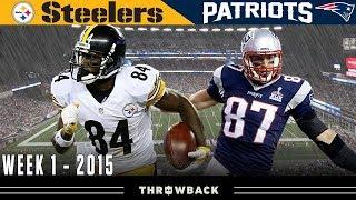 Gronk TAKES OVER Opening Night Steelers vs. Patriots 2015 Week 1