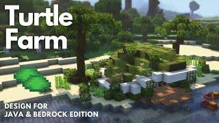 TURTLE FARM  Minecraft Tutorial  Java & Bedrock 1.21+