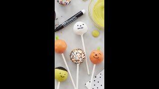 Halloween Skull Cake Pops #Shorts