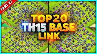 TOP 20 TH15 Base Link 2024  New BEST Town Hall 15 TrophyWarHybridFarm Base  Clash Of Clans