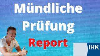 Mündliche IHK-Prüfung  REPORT - Variante