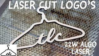 Cutting 6mm Birch Ply With A 22W ALGOLASER  My Settings  Making Free Company Logos  Vid#156