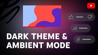 Watch YouTube in Dark theme to activate Ambient mode ft. Raymond Strazdas ️ 