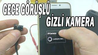 Kablosuz gece görüşlü gizli kamera kurulum videosu