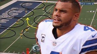 Film Study WHAT A CHOKE Dak Prescott was BAD for the Dallas Cowboys Vs the Green Bay Packers