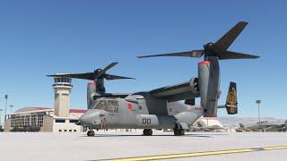 Livestream first look for me at the Miltech BellBoeing MV-22B Osprey in Flight Simulator