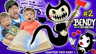 DONT SCARE MY BABY Bendy and the Ink Machine #2 CHAPTER TWO FGTEEV plays SCARY MICKEY MOUSE Game