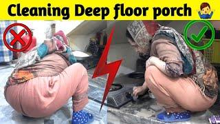 Floor Deep cleaning vlog ️  Desi Cleaning Vlog  Kishwar vlogs