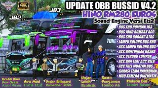 OBB BUSSID V4.2 HINO RM280 EURO 4 Grafik Hd Makin Cakep  Bus Simulator id