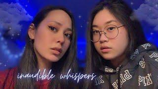 ASMR TWIN INAUDIBLE WHISPERING FOR 30 MINUTES with Bubbly Mina ASMR 