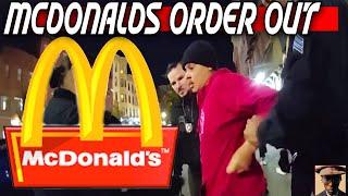 Crazy Woman Runs Around With Knife at McDonalds Body Cam