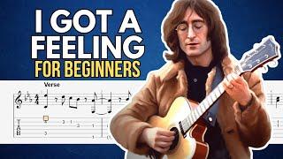 Easy Ive Got A Feeling - The Beatles Fingerstyle Tab