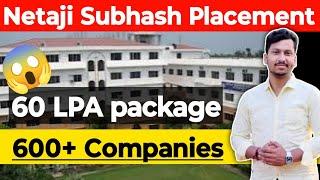 Netaji Subhash Placement  60 LPA Highest Package  WBJEE NSEC Placement  600+ Companies Offered