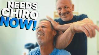 Jaw Lower Back & Shoulder PAIN  NEEDS Chiropractic HELP NOW