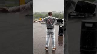 Testing kart rainsuits in the beautiful British summer… ️ #karting #rain