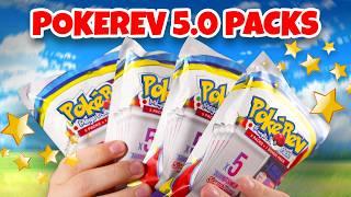 Opening ALL NEW PokeRev 5.0 Mystery Pokemon Packs