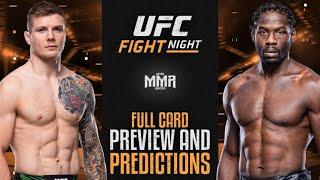 UFC Fight Night Vettori vs. Cannonier Full Card Early Predictions