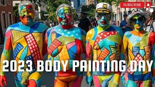 2023 NYC Body Painting Day Inside the Artist Tent