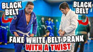 We PRANKED A BJJ Black Belt Posing As A White Belt...