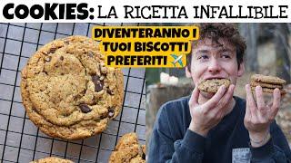 COOKIES CON GOCCE DI CIOCCOLATO strepitosi la ricetta migliore che puoi trovare  Davide Zambelli