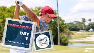 Extended Highlights 2021 Walker Cup - Saturday Singles