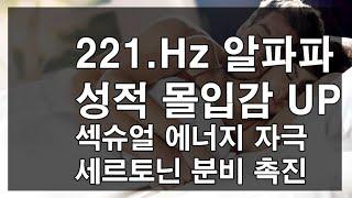 성관계 시 몰입감 UP 뇌파소리영상 l 야한꿈 꾸기 l 더 나은 성생활을 위한 최면영상 뇌파 221.23Hz  & 9.0Hz