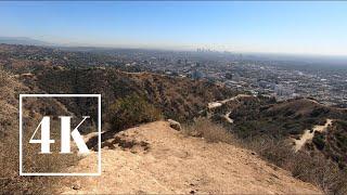 Runyon Canyon Hike  4K Video  3D Binaural Sound  ASMR