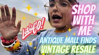 “I Can’t Stop” SHOP WITH ME  VINTAGE RESALE  ANTIQUE MALL FINDS  THRIFTING  FLEA MARKET  MCM