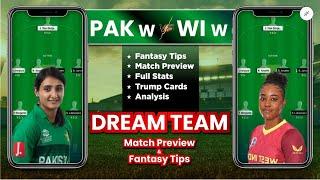 PK W vs WI W Dream11 Team Prediction WI W vs PK W Dream11 Fantasy Tips Stats and Analysis
