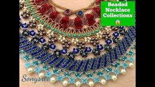 Latest Beaded Necklace Collections . Sonysree Creations