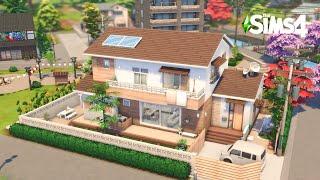 Modern Japanese House MT. Komorebi  Stop Motion Build  The Sims 4  No CC