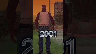 Carl Johnson Evolution 1968-2023 #shorts #evolution #gta #gtasanandreas