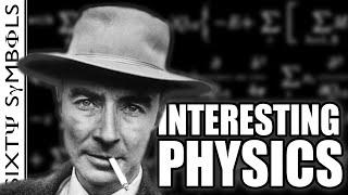 The Interesting Physics of Robert Oppenheimer not the bomb - Sixty Symbols