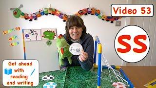 ss  Phonics Phase 2 - Read write and use ss- VIDEO 53