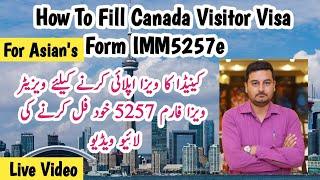 imm5257e form canada after pgwp  imm 5257 e application for temporary resident visa  imm5257e 