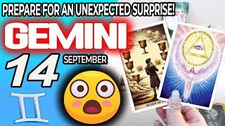 Gemini  PREPARE FOR AN UNEXPECTED SURPRISE horoscope for today SEPTEMBER 14 2024  #gemini tarot