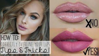 How To Overline your lips- Tips & Tricks