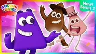 Name that Colour  Series 2 Episode 3 Clip  Kids Learn Colours  Colourblocks