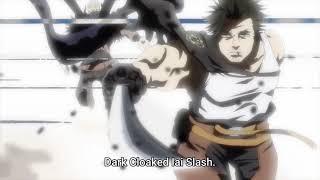 dark cloaked lai slashyamis new techniqueblack clover