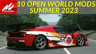 10 Open World Mods Summer 2023 - Plus Ferrari F50 - Plus NFS Showroom - Download Links
