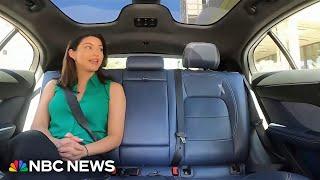 NBC News reporter test rides driverless taxi in Arizona