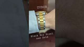 Tudor Black Bay Steel & Gold #tudor #borntodare #blackbay #twotone #luxurywatches