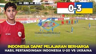 SENGIT & SERU  HASIL PERTANDINGAN INDONESIA U20 VS UKRAINA PIALA TOULON CUP 2024